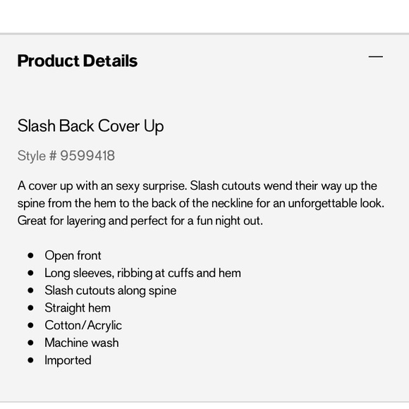 Express Slash back cardigan sweater. Black xsmall - Picture 3 of 3