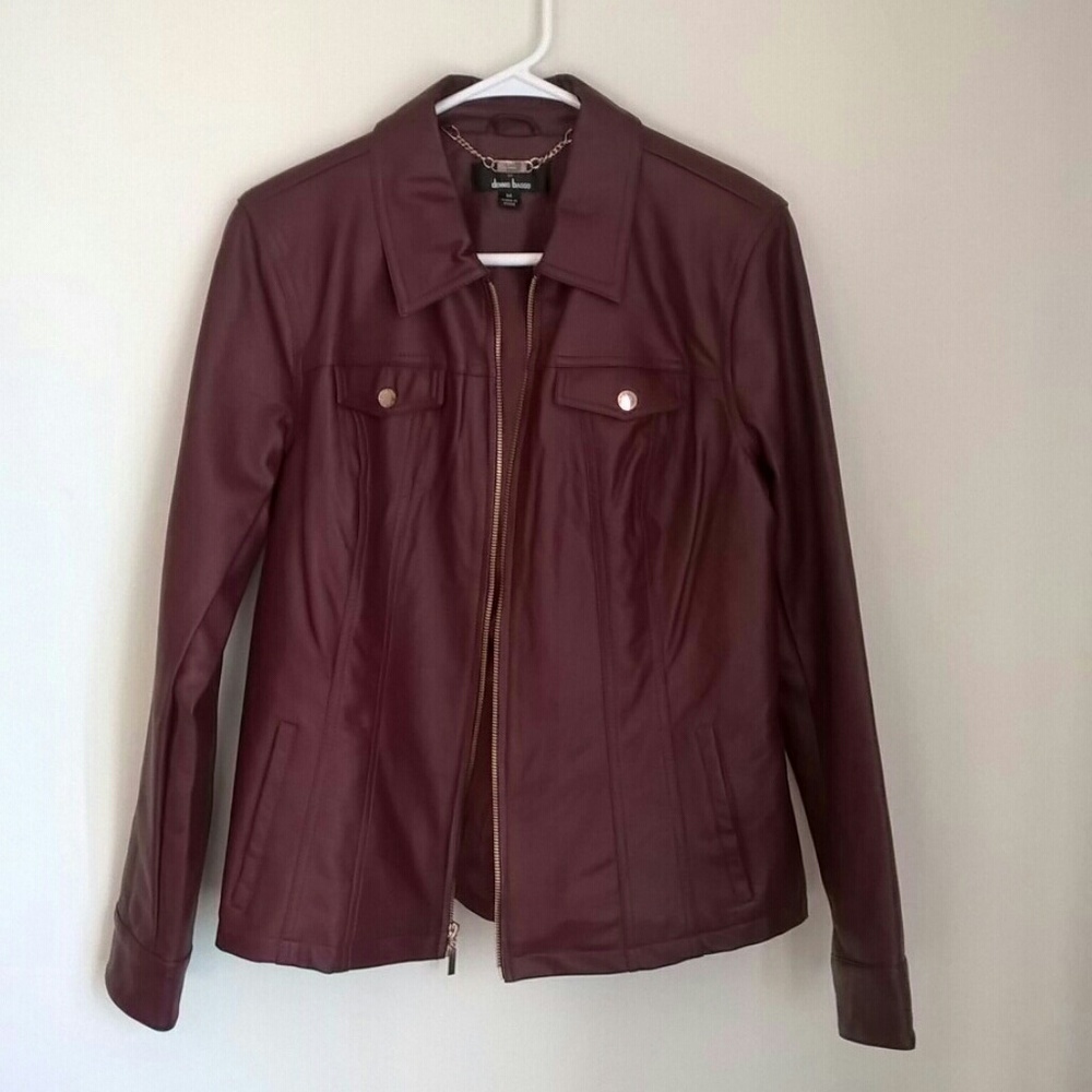 Faux leather jacket