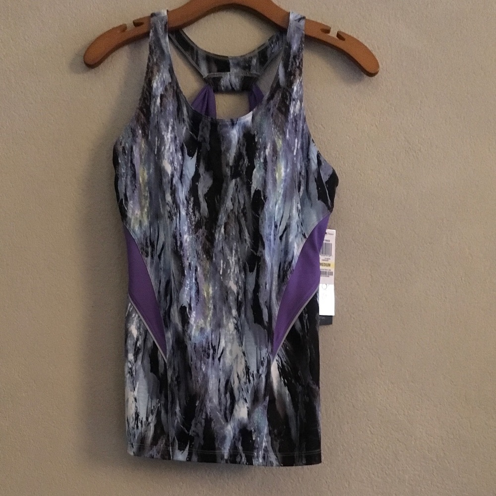 Ideology Sports Top w/ Built-in Bra