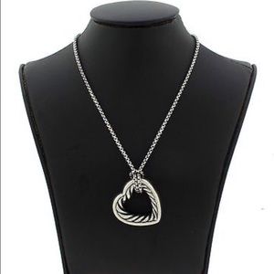David Yurman DY925750 Open Heart Necklace