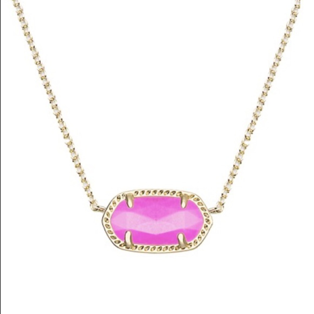 Hot Pink Kendra Scott Necklace