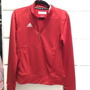 Adidas women's climalite 1/4 zip jacket