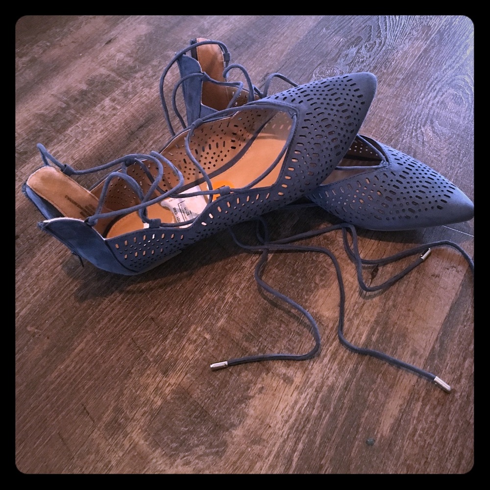 Light Navy Blue flats