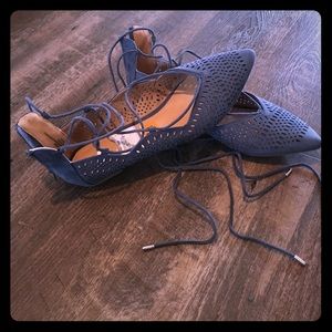 Light Navy Blue flats