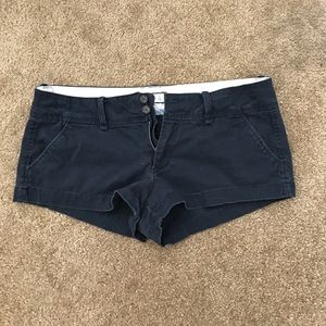 Navy Abercrombie and Fitch shorts