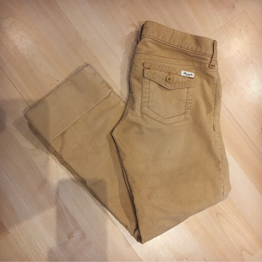 Abercrombie & Fitch Corduroy Crop Pants