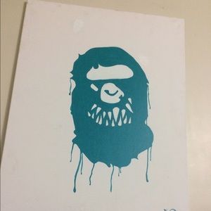 Hand Painted Bape Piece