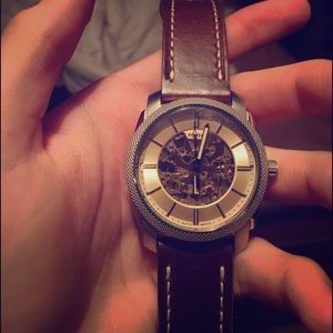 Brown Leather Fossil Watch