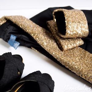 ❌DONATED❌ Anthropologie Black Sequin Blazer