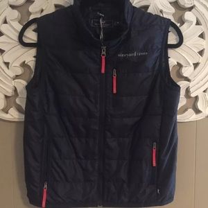 VINEYARD VINES Boys Mountain Vest Nautical Navy
