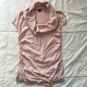 express short sleeve light knit sweater