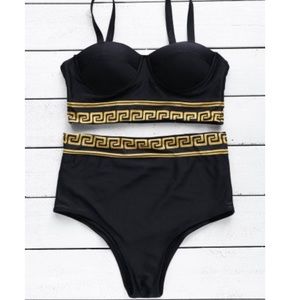 Black and Yellow Bikini