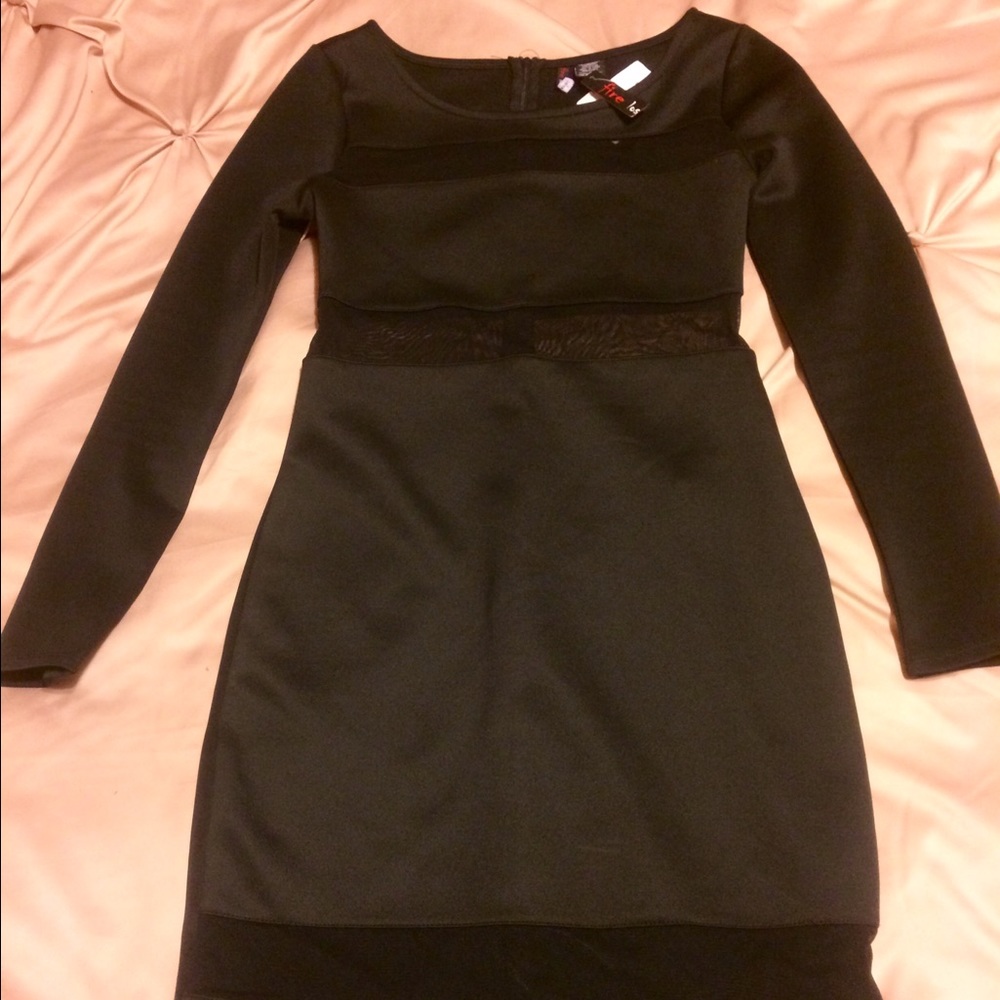 LBD with peek-a-boo waist