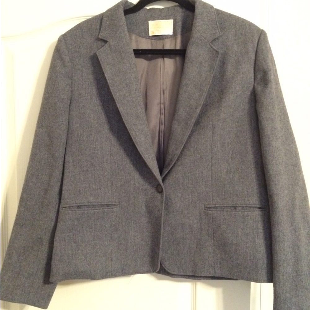 Light gray Pendleton wool blazer