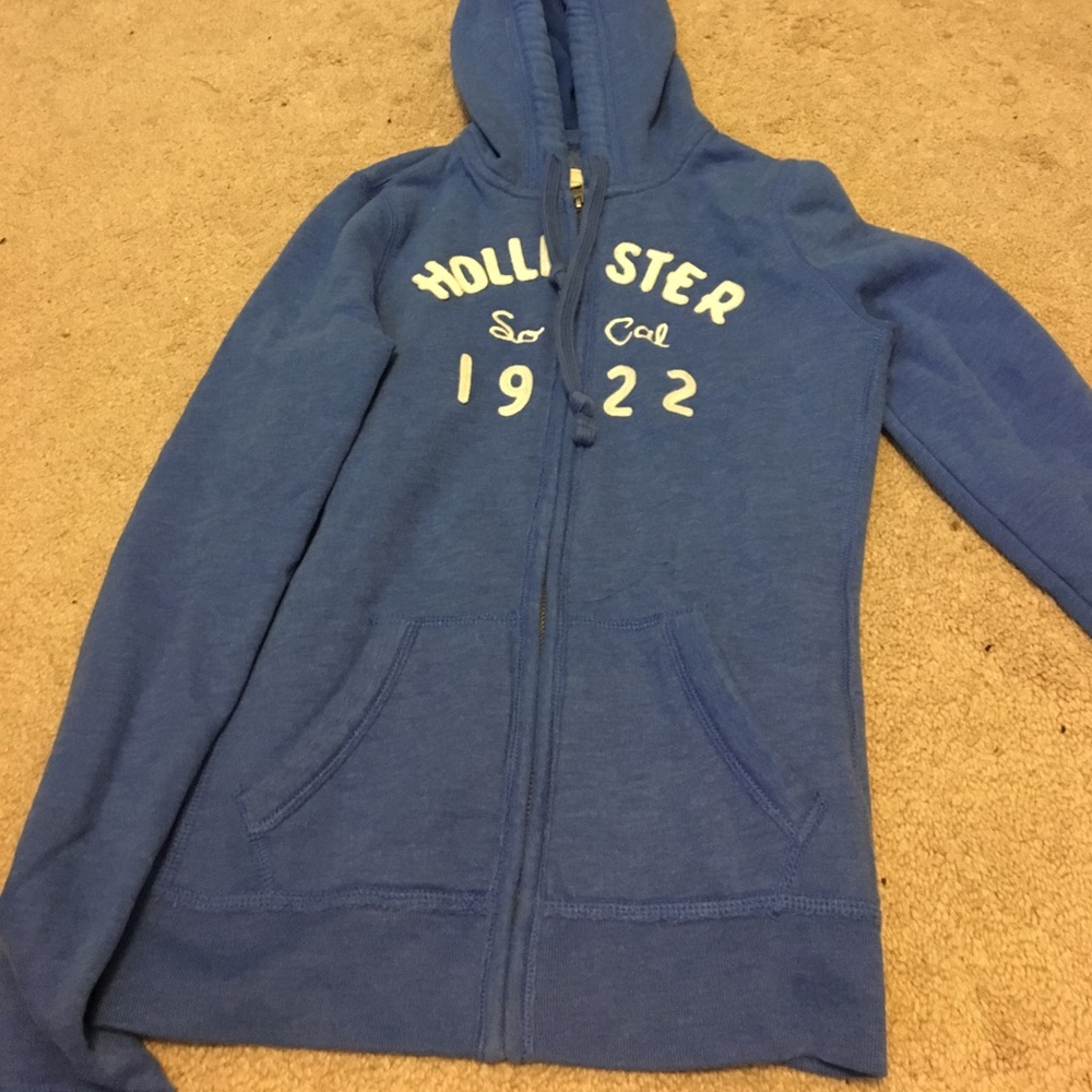 Hollister zip up hoodie