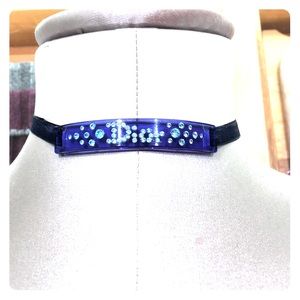 Dior Resin Choker with Swarovski Crystals