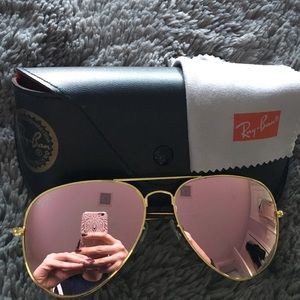 Pink Ray Ban sunglasses size 58