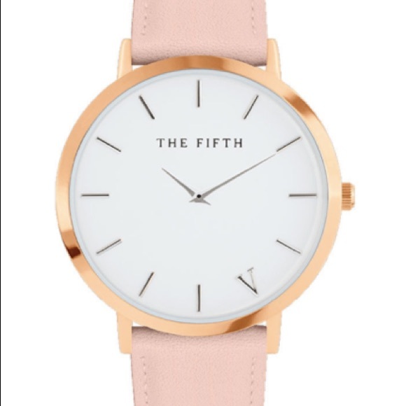 The Fifth Accessories - Brand New Quartz Watch Pink Band Rose Gold GIFT