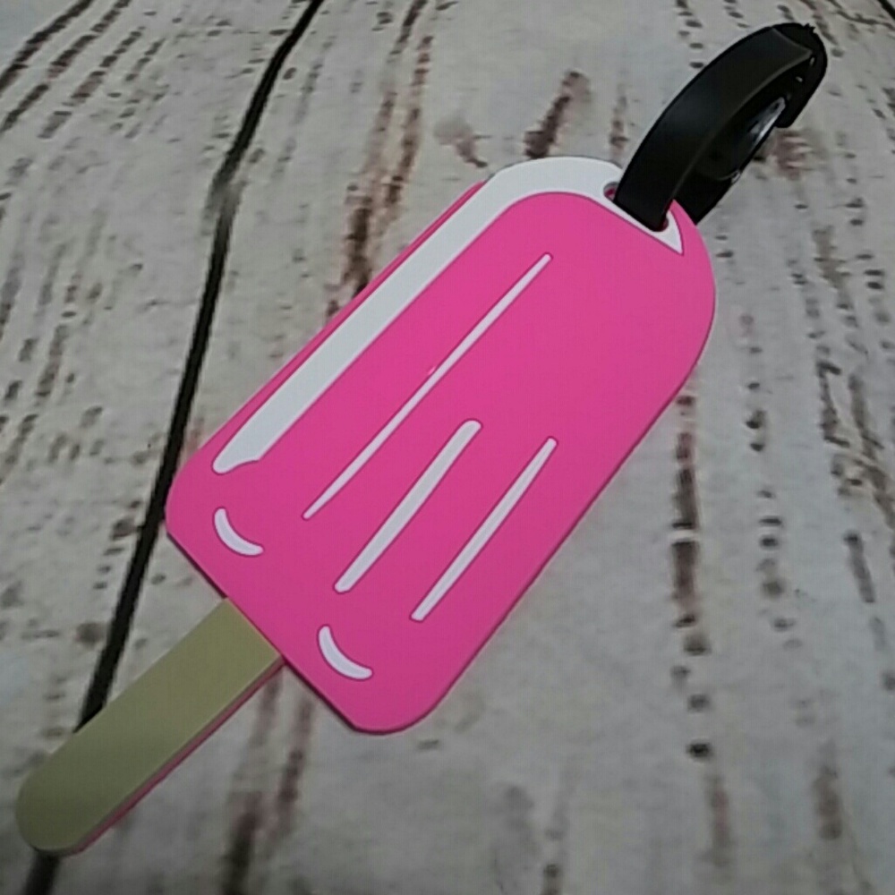 Ice pop jelly luggage tag