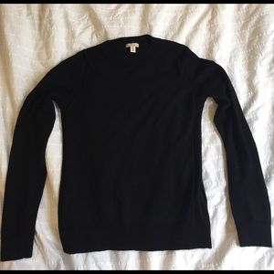 GAP, Black, 100% Merino wool sweater.