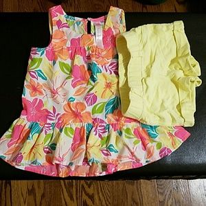 Girls summer shorts outfit