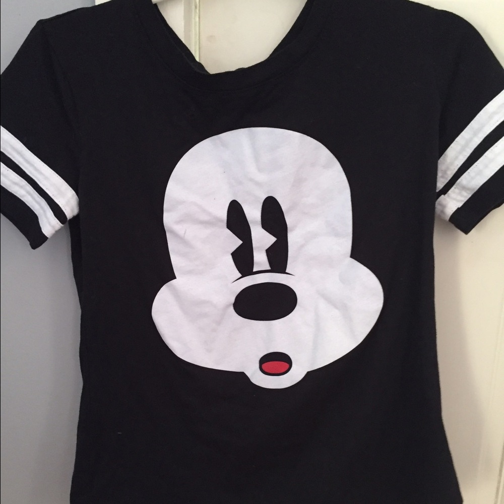 Disney Mickey Mouse black and white shirt