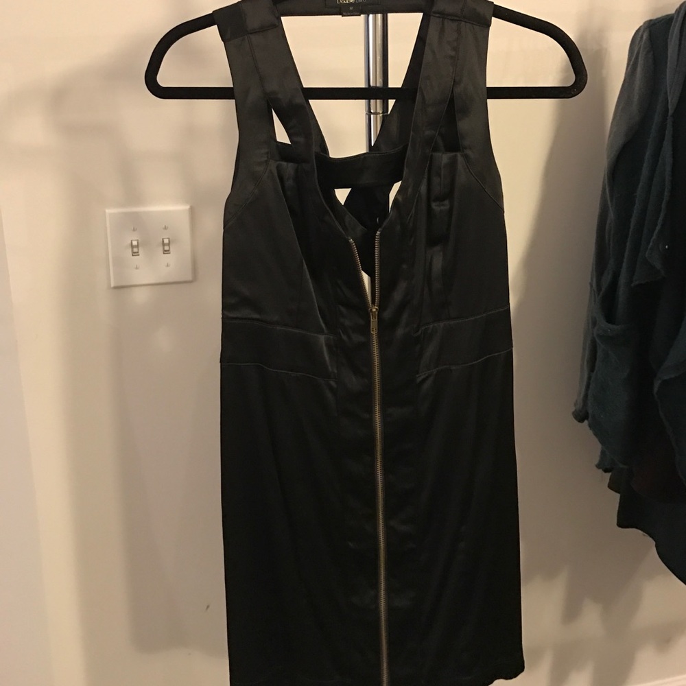 Strappy black dress!