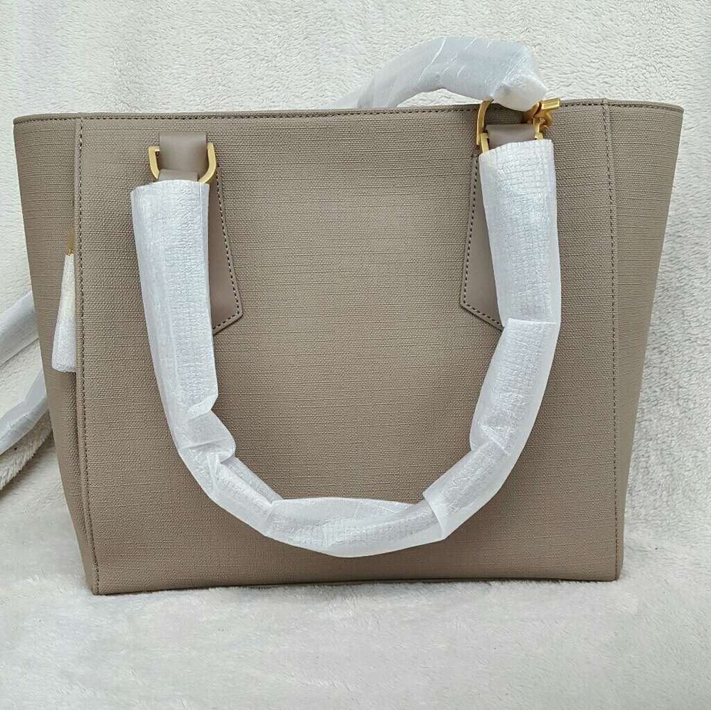 Dagne Dover Mini Tote in "Stone"