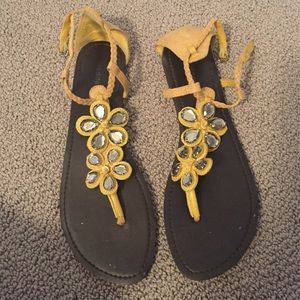 Yellow Madden Girl sandals