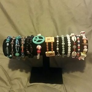 One-of-a-kind hand-made bracelets
