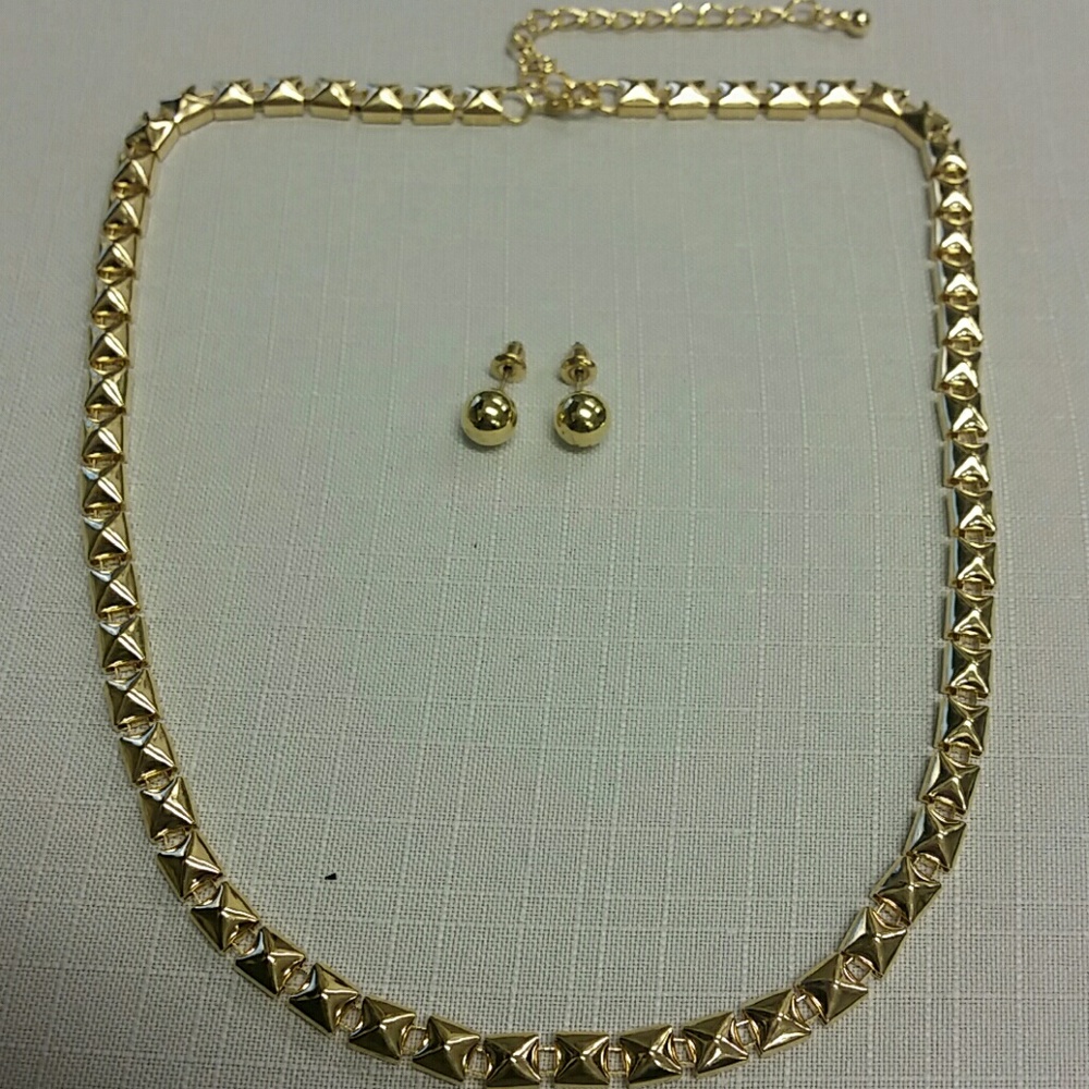Studs Chain with matching Earring