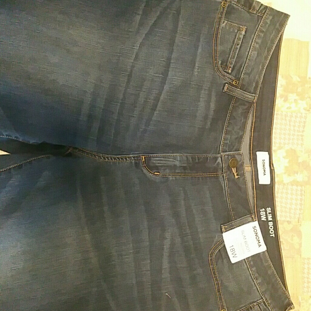 Sonoma Slim Boot Mid Rise Jeans