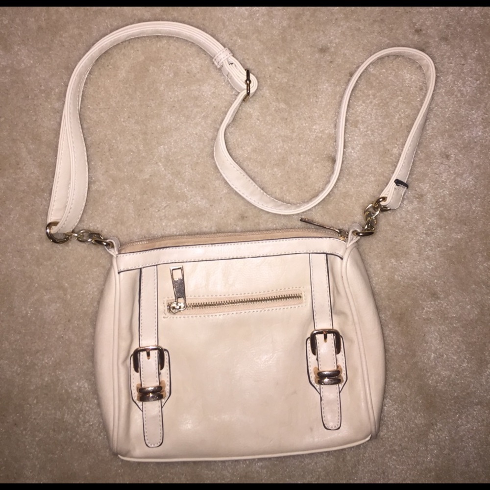 Cream crossbody