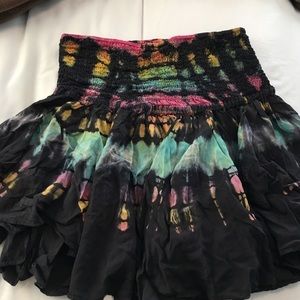 Blue life festival top strapless