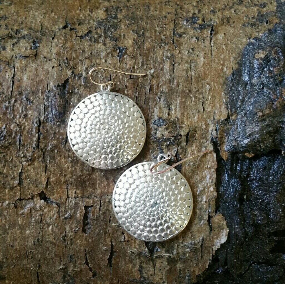 Casual Silver tone earrings