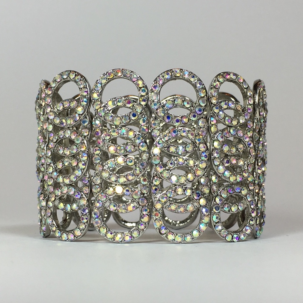 🦄Brentwood Bracelet - Silver & AB Aurora Borealis