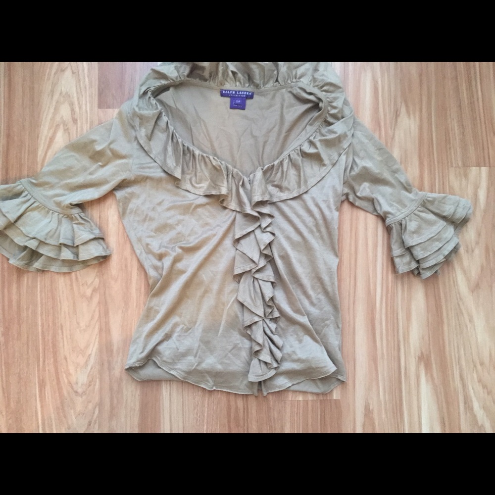 Ralph Lauren Blouse!! Only worn ONE TIME!!