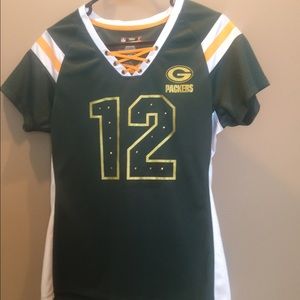 Sequin Green Bay Packers Jersey