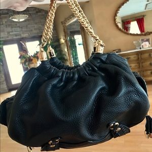 Cole Haan mini blacker leather satchel tote