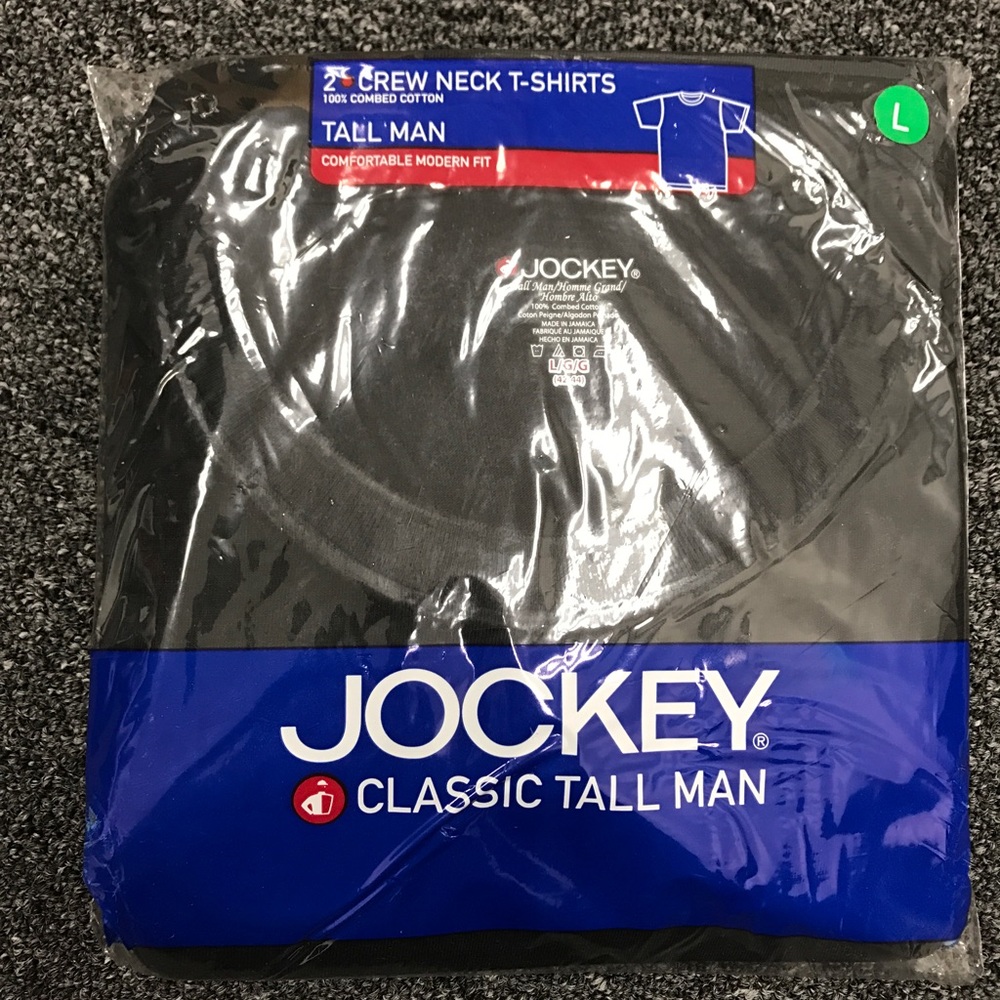 NWT Jockey Classic  man T-shirt Large 16 tshirts