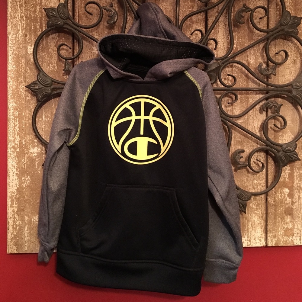 Pullover with sweat guard fabric in the hood