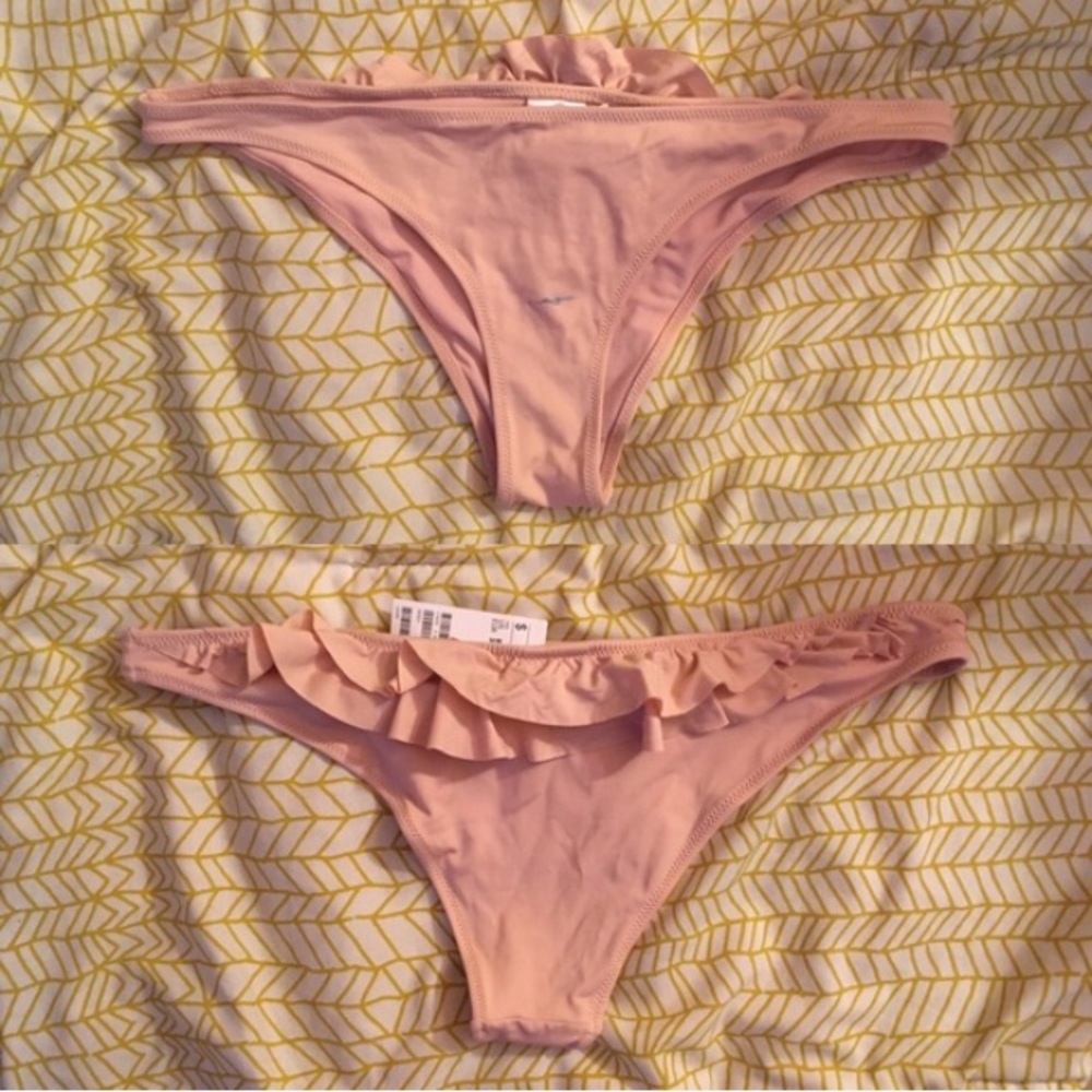 BNWT pink ruffle bikini bottom from H&M