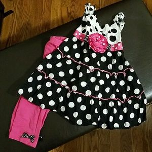 Adorable matching set, washed but never worn