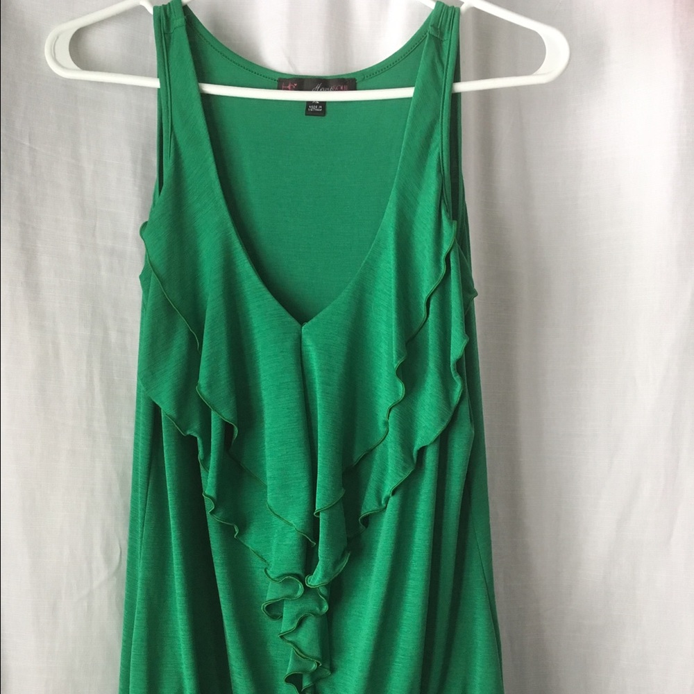 Ruffled tank