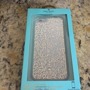 Kate Spade Clear Glitter Case iPhone 6Plus/6s plus
