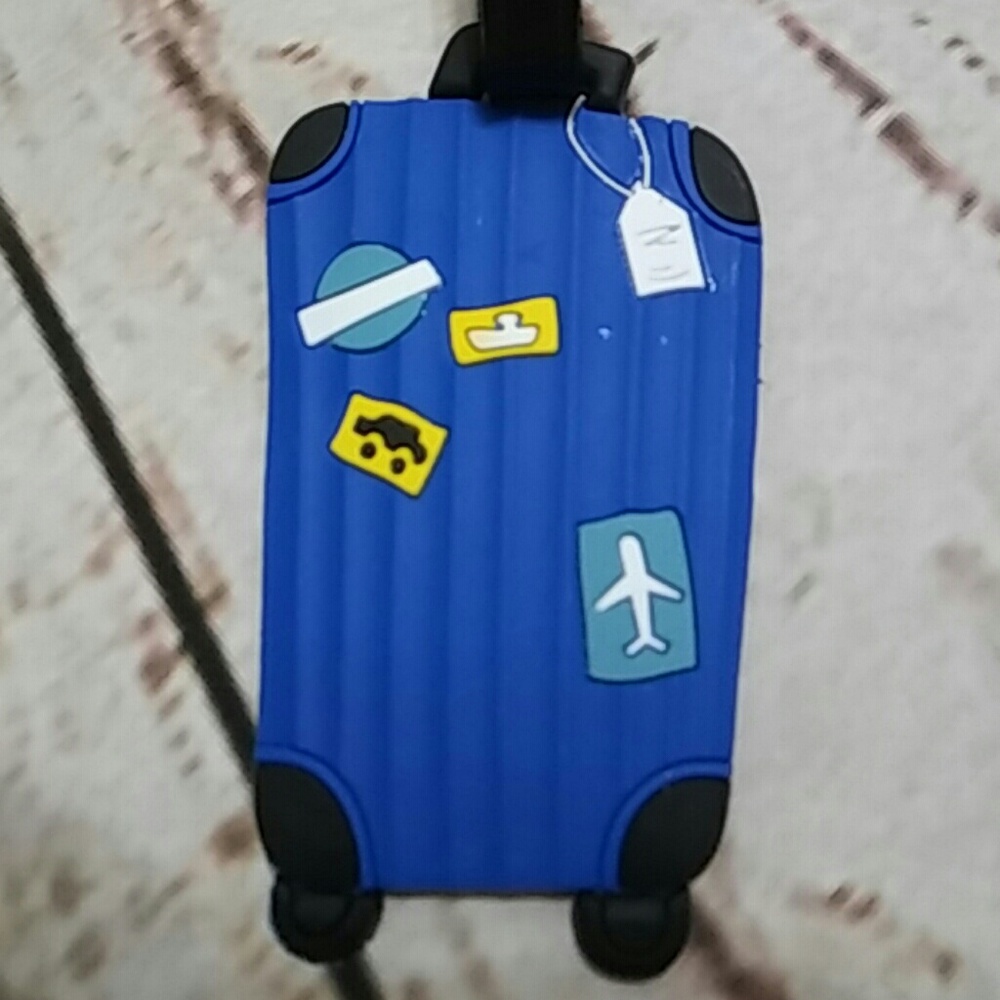Suitcase jelly luggage tag