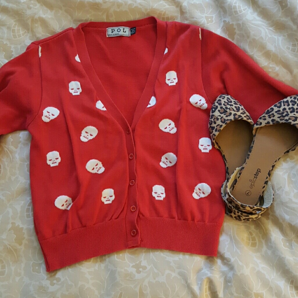 🍍Skull Cardigan