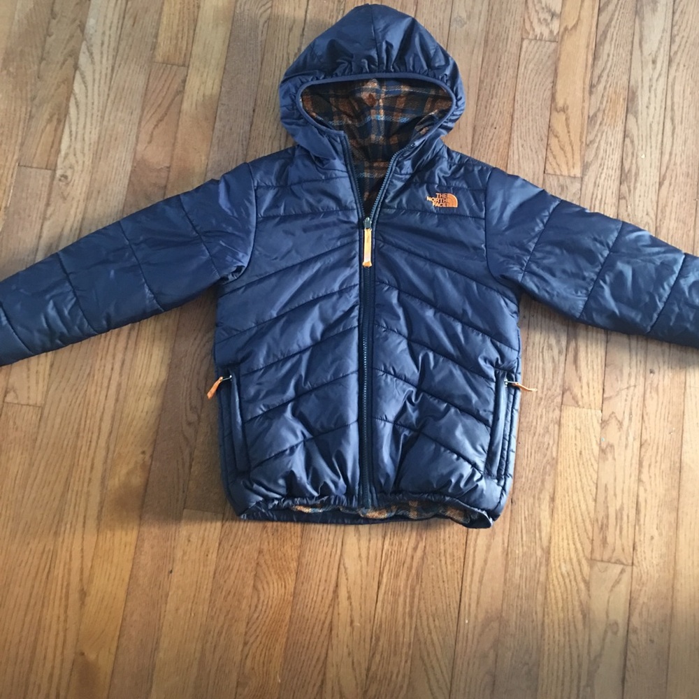 North Face Perrito Reversible Boys Sz M 10/12