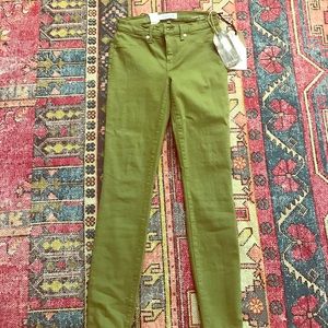 Henry & Belle green skinny jeans
