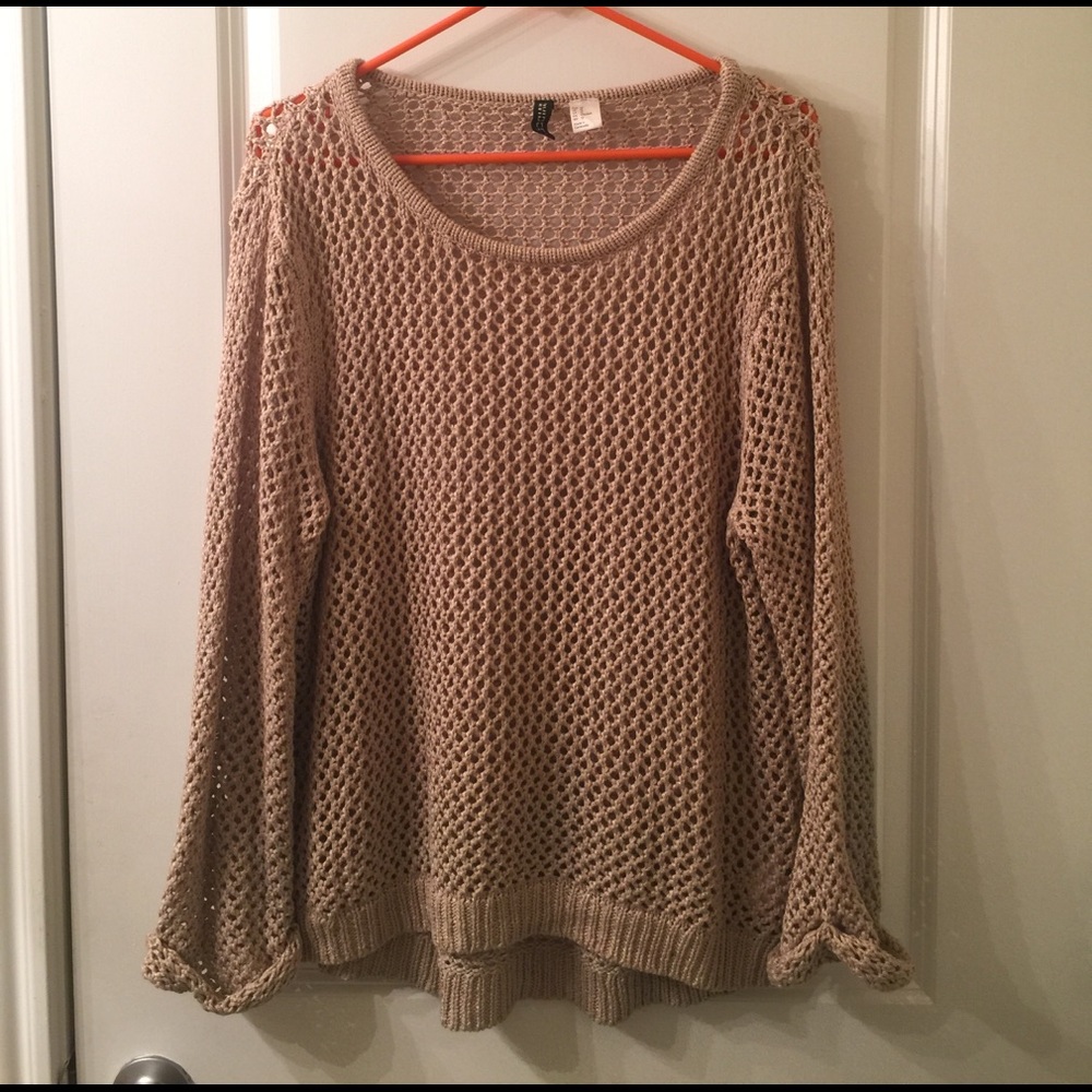 H&M open knit sweater
